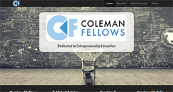 Desktop Screenshot of colemanfellows.com